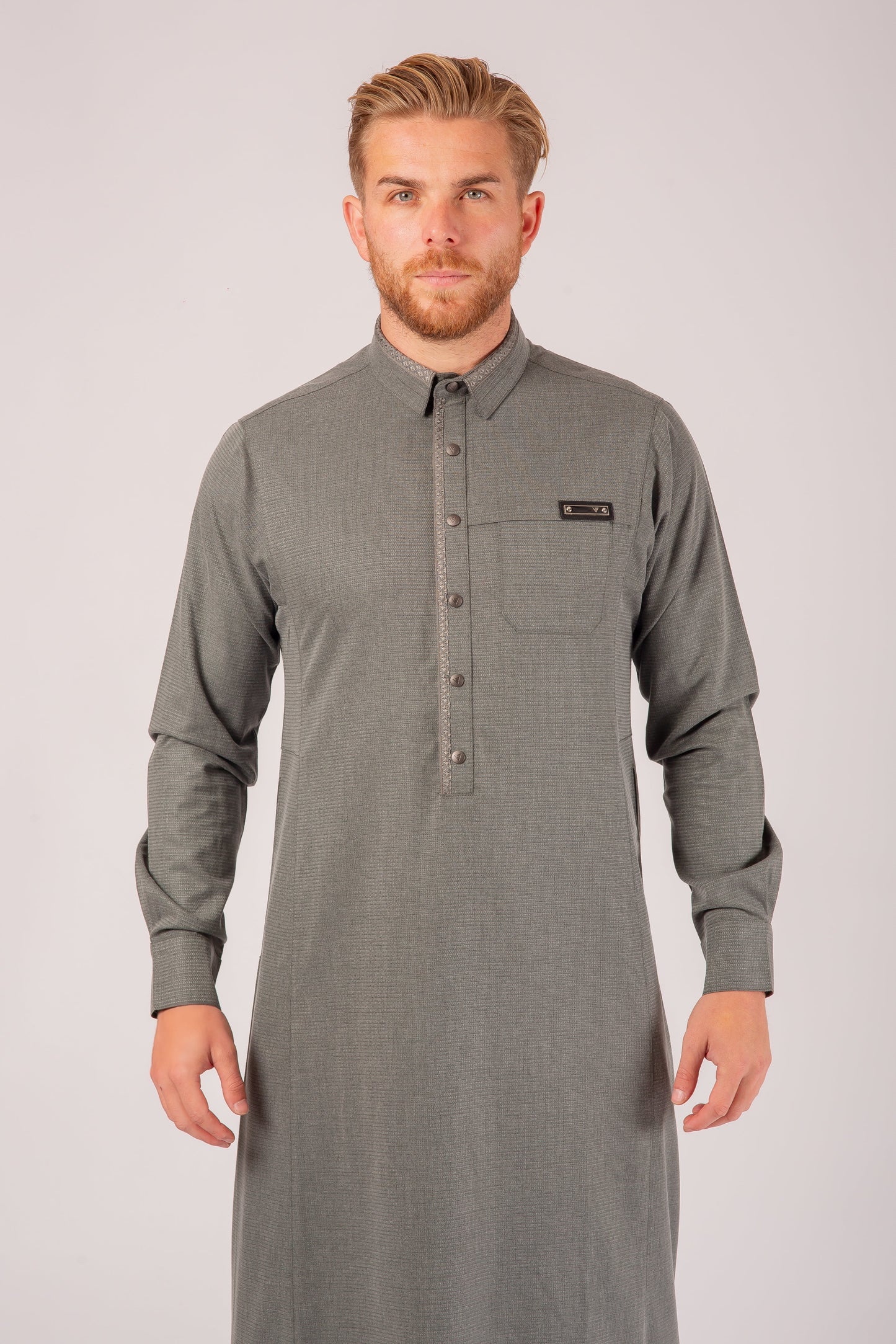 Imperial Sage Thobe - Refined Designer Islamic Wear from London