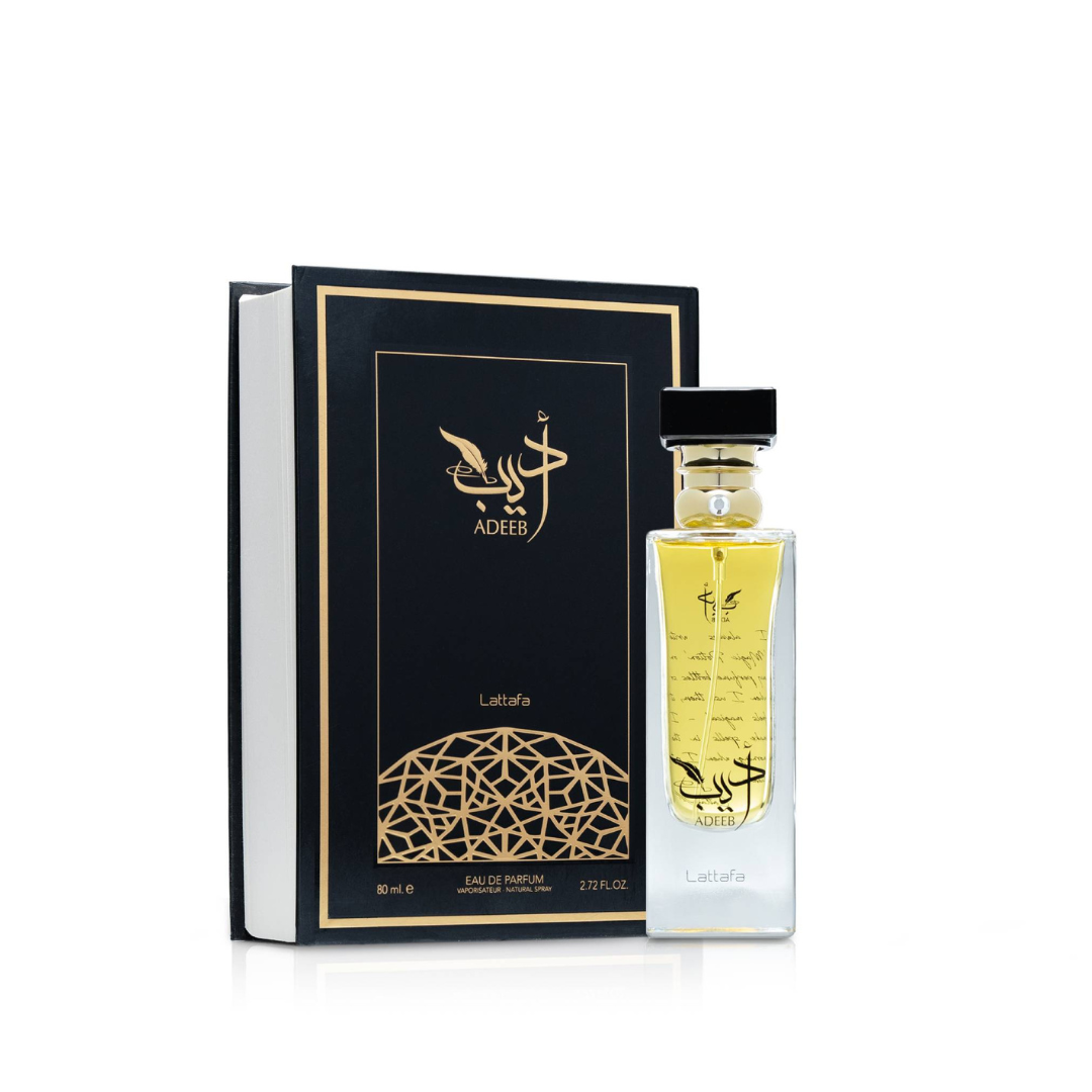 Adeeb 80ml Eau De Parfum by Lattafa – Unisex Woody Fragrance