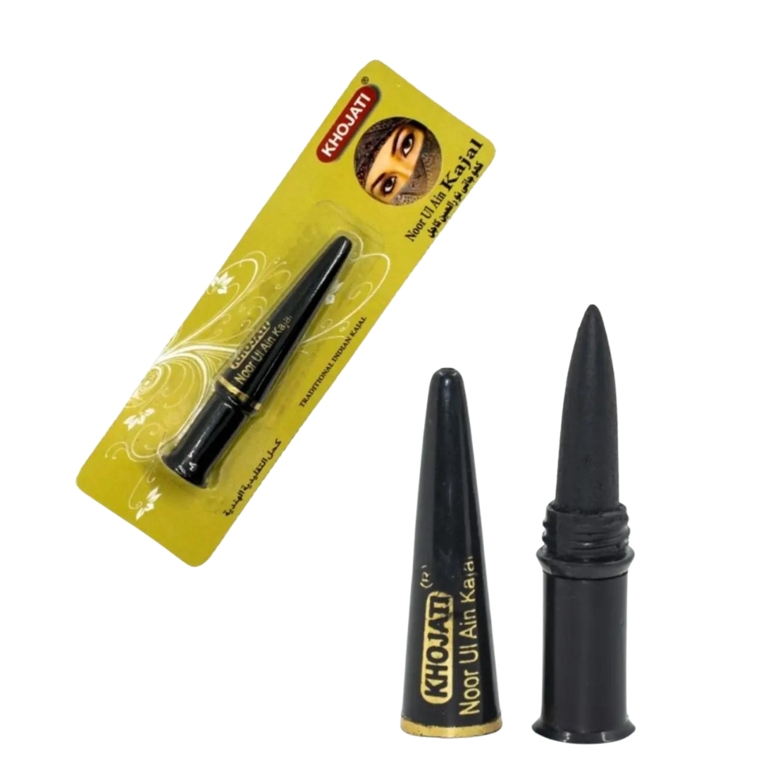 Noor Ul Ain Natural Kohl Eyeliner – Traditional Indian Kajal for Rich, Dark Eyes