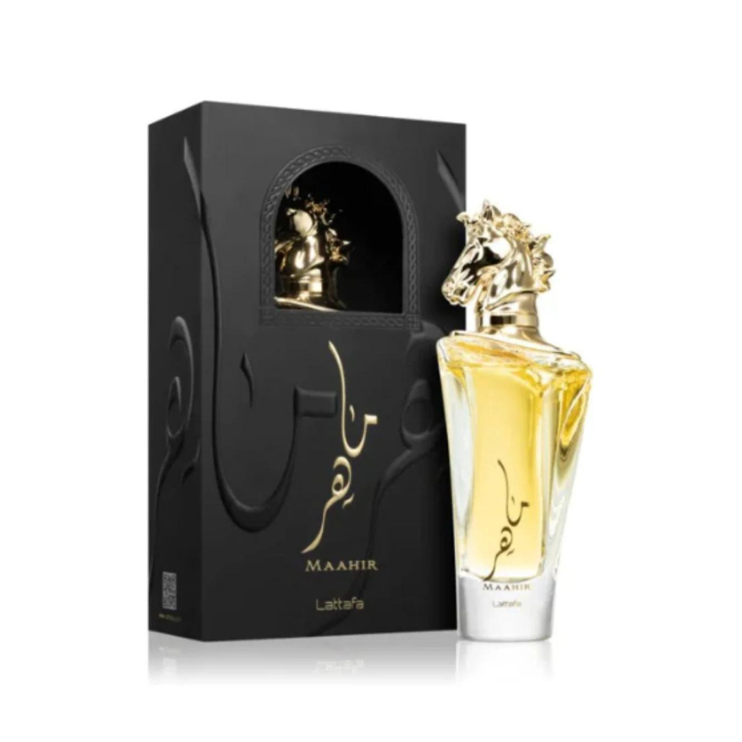 Maahir Gold Edition for Unisex Eau de Parfum 3.4 Ounce Spray by Lattafa