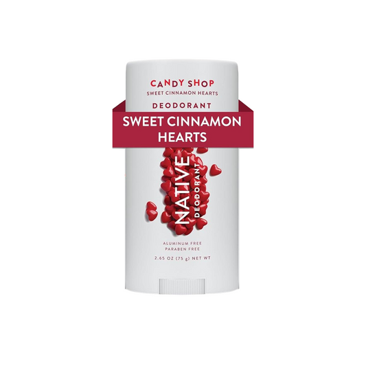 Native Deodorant - Candy Shop Sweet Cinnamon Hearts - Aluminum Free - 2.65 oz