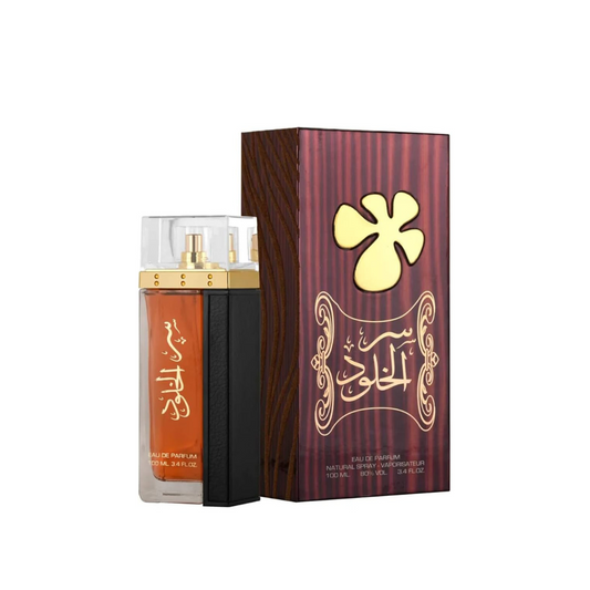 Ser Al Khulood Gold 100ml Eau de Parfum Spray for Unisex by Lattafa