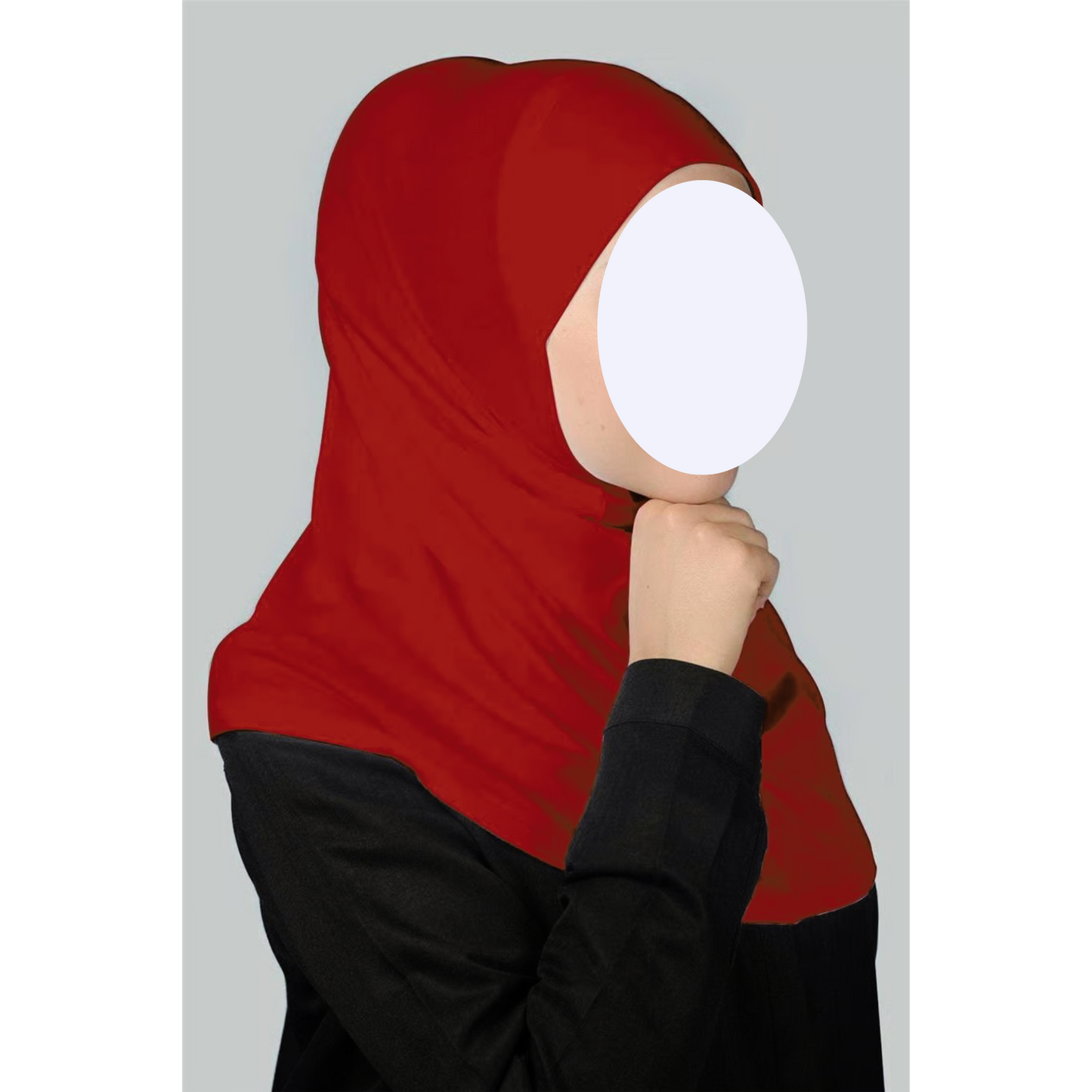 Red One Piece Hijab (Teen-Adults)