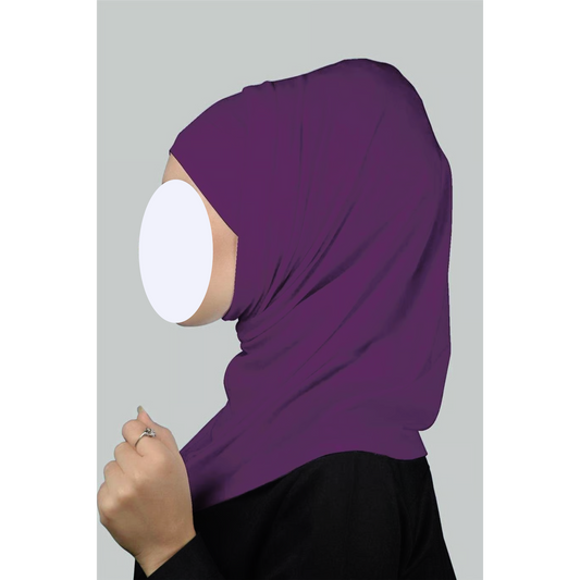 Violet Two-Piece Hijab (Adults)