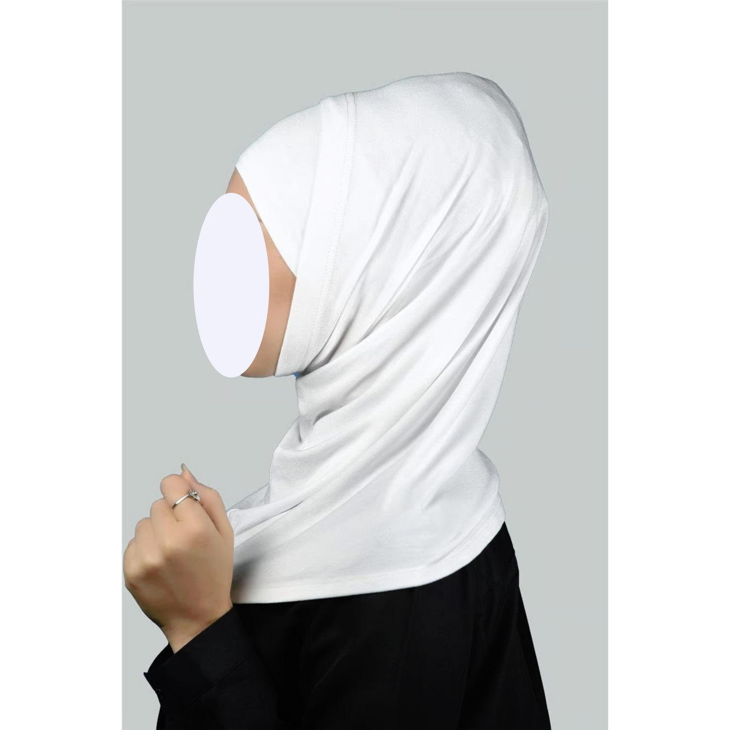 Off White Two-Piece Hijab (Adults)