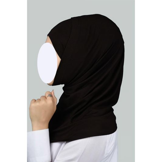 Dark Brown Two-Piece Hijab (Adults)