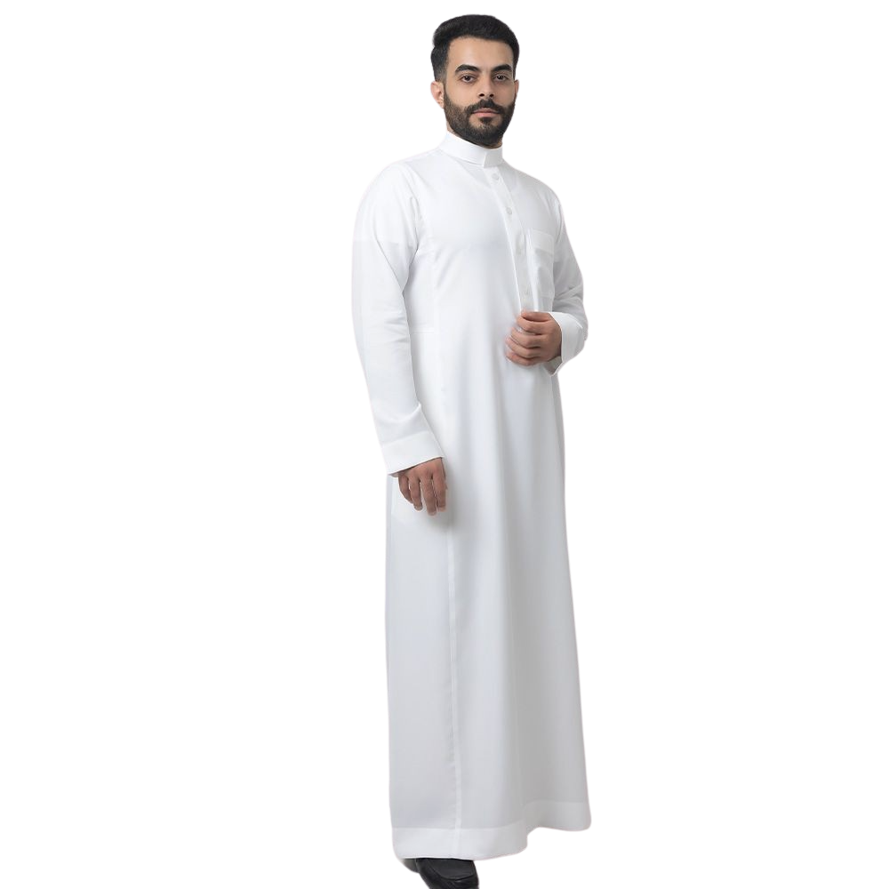 Al Aseel Classic Saudi Thobe - Premium Traditional Thobe for Men ...