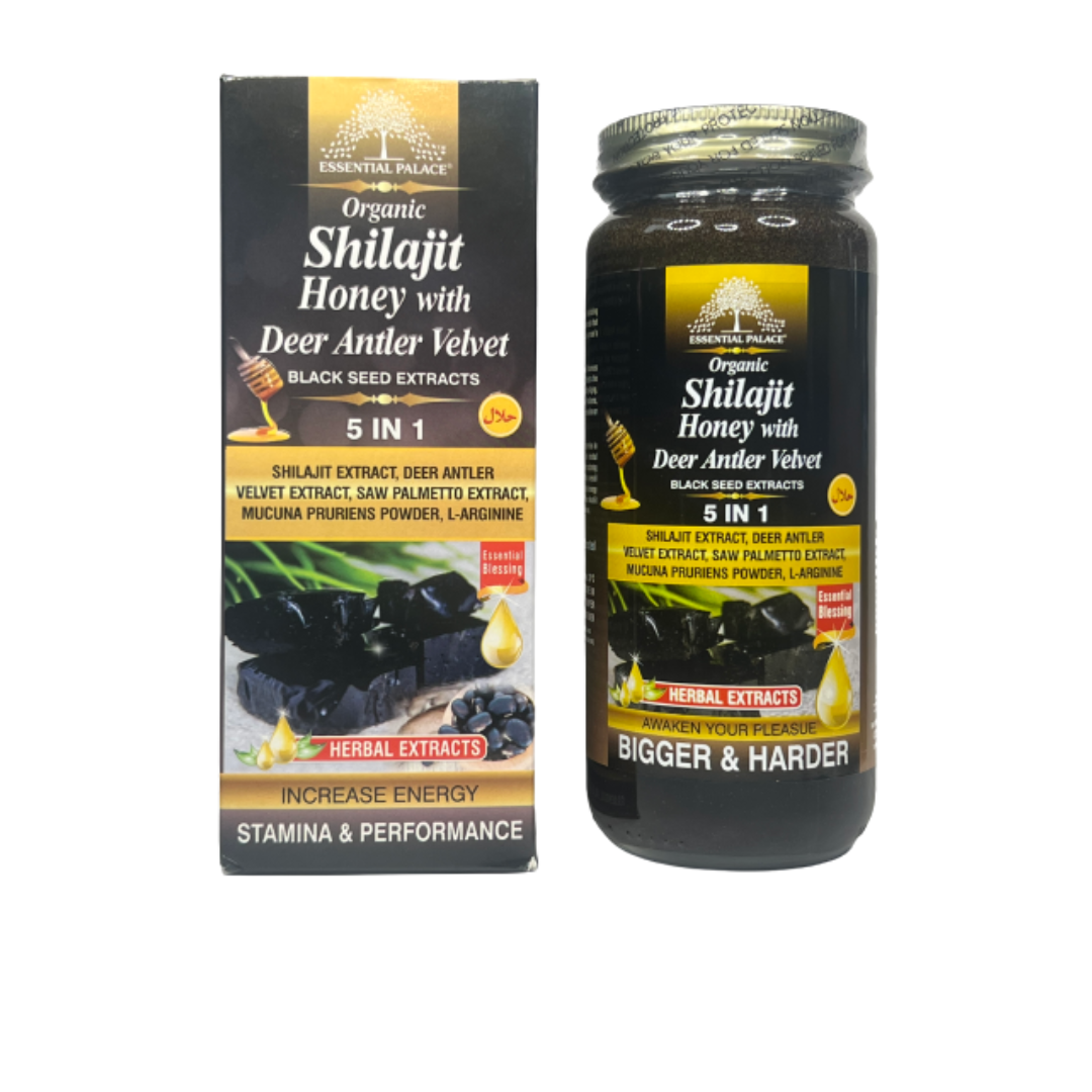 Organic Shilajit Honey With Deer Antler Velvet