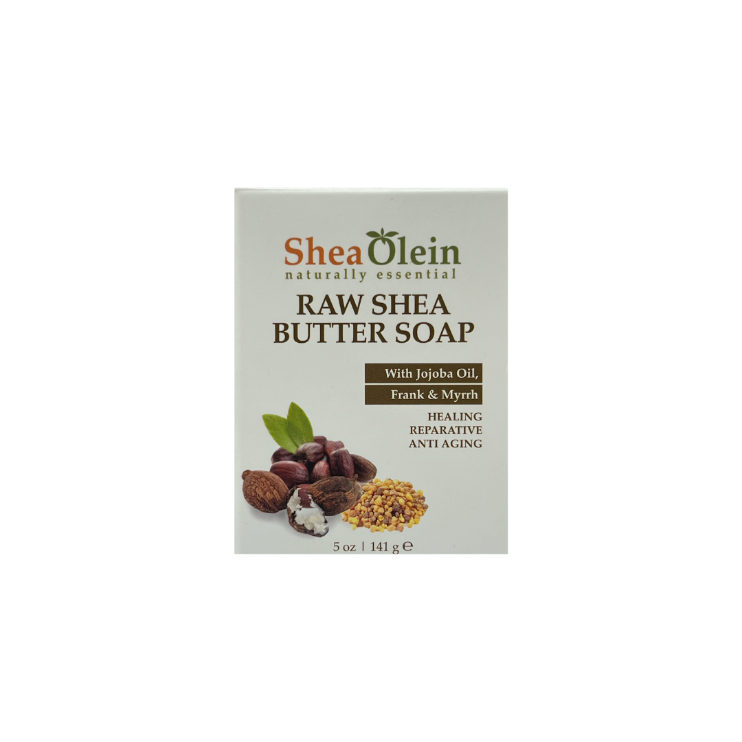 Raw Shea Butter Soap with Jojoba Oil, Frank and Myrrh 5oz