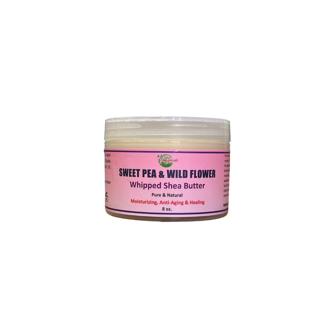 Sweet Pea and Wild Flower Whipped Shea Butter 8oz