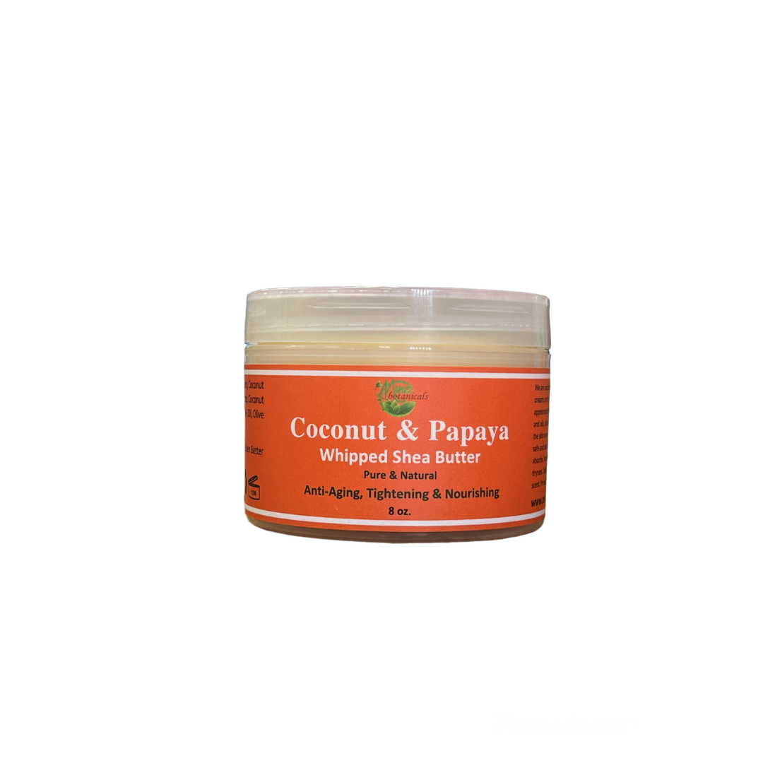 Coconut and Papaya Whipped Shea Butter 8oz