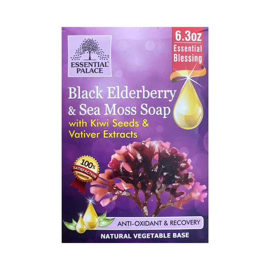 Black Elderberry and Sea Moss Soap 6.3oz