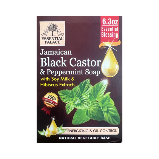 Jamaican Black Castor and Peppermint Soap 6.3oz