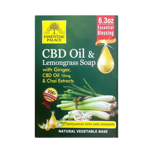 CBD Oil and Lemongrass Soap 6.3oz