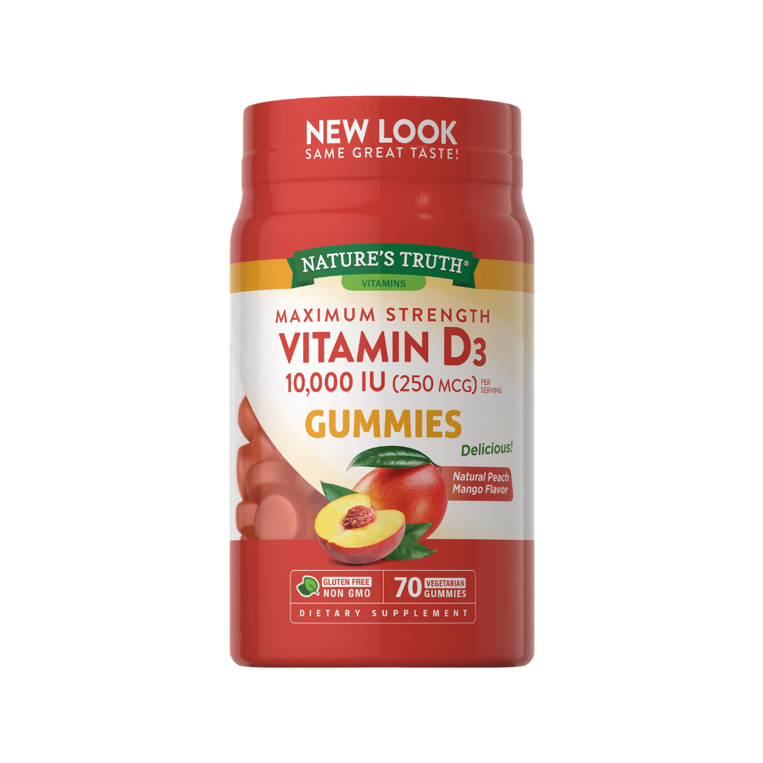 Maximum Strength Vitamin D3 10,000IU Gummies (Nature's Truth)