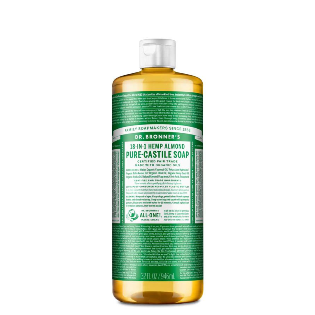 Dr. Bronner's Pure-Castile Hemp Almond Soap 32oz