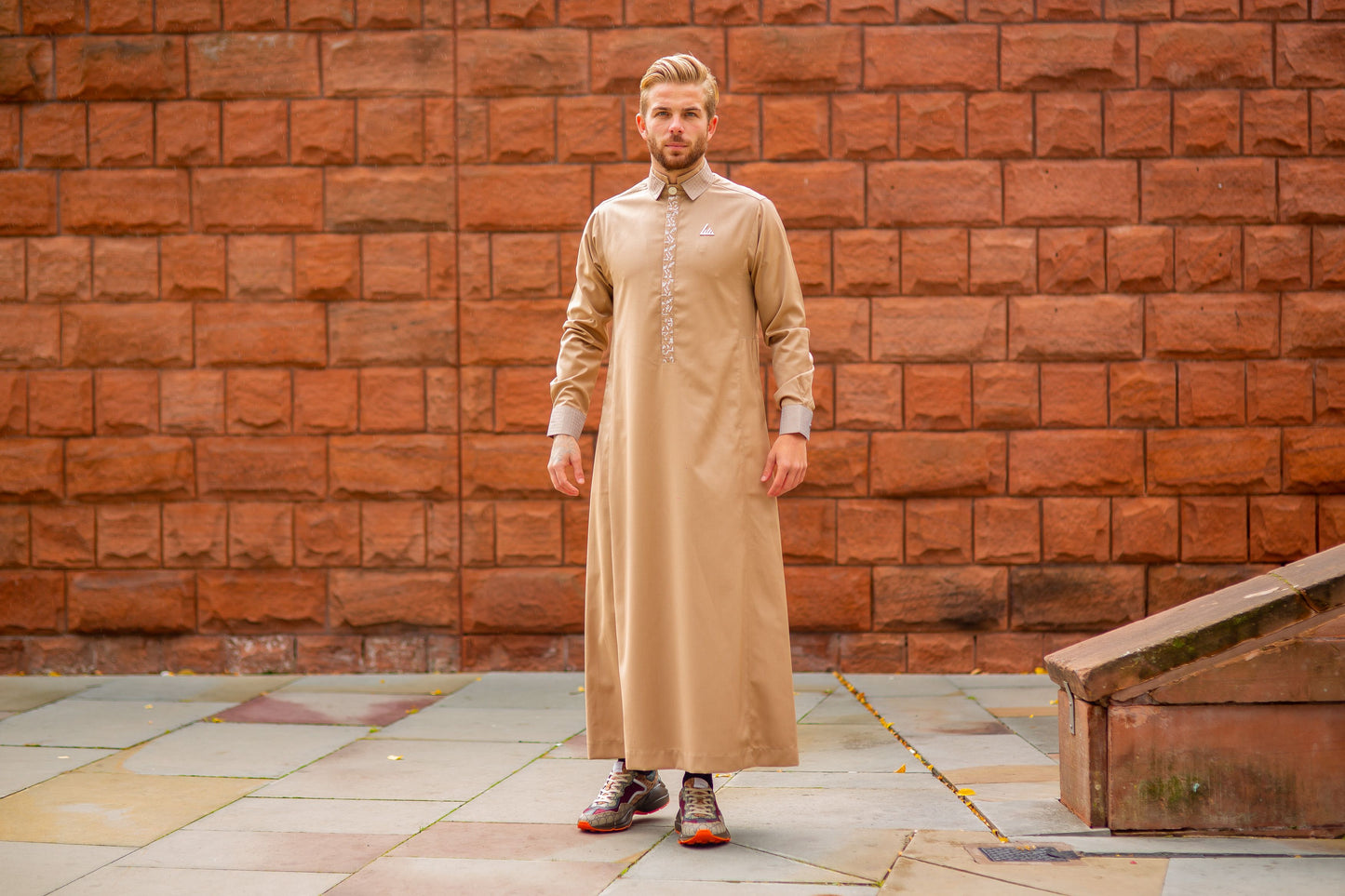 Beyond Beige Thobe - Elegant Designer Muslim Wear from London